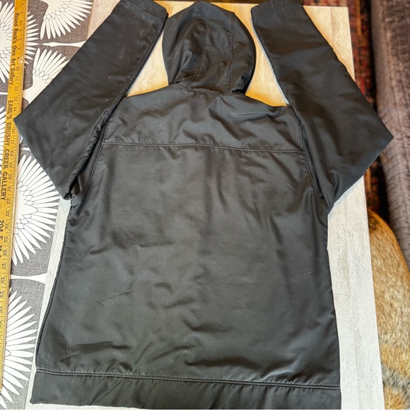 Helly Hansen Soft shell Hooded Fleece Lined Full Zip Jacket Mens Sz‎ Large Black - Picture 6 of 14